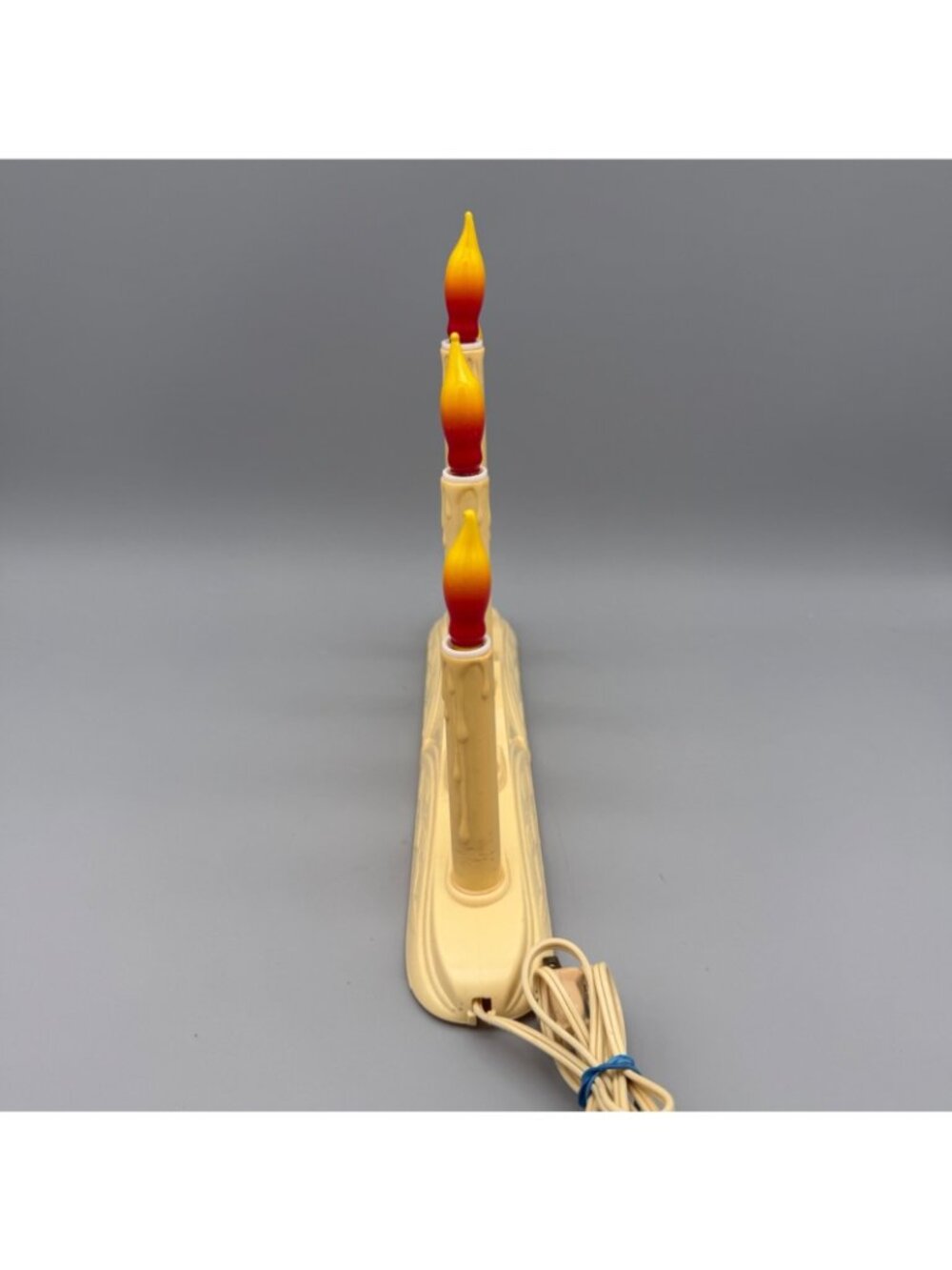 Vintage Christmas 5-Light Electric Window Drip Style Candle Candolier & Bulbs -A - Picture 5 of 7